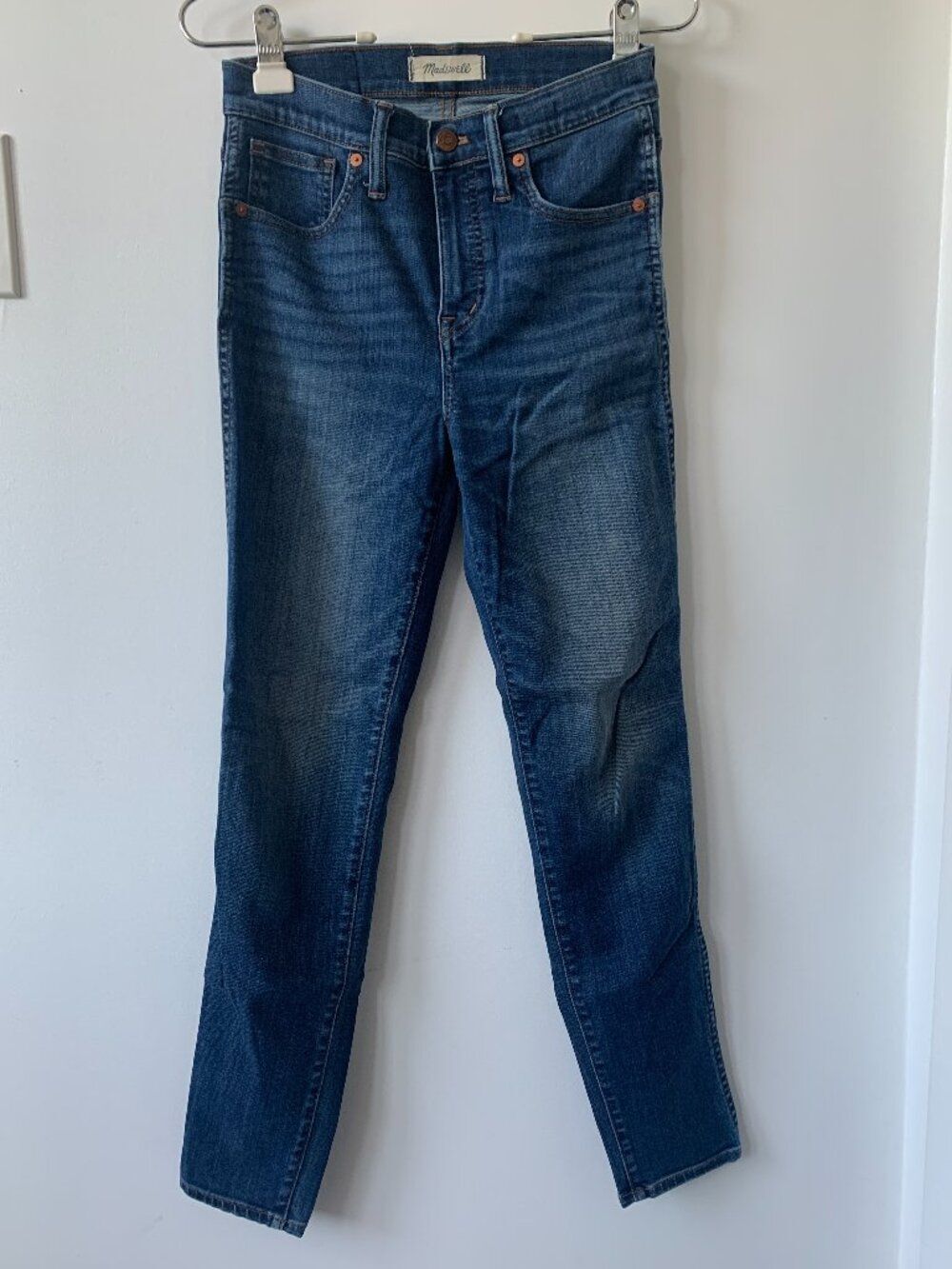Madewell 10” High-Rise Skinny Jeans Size 26 Medium Wash